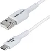 Image de StarTech.com Câble de charge USB-A vers USB-C de 1 m, câble de charge USB-A vers USB Type-C, charge rapide 3 A, câble de données USB 2.0, blanc