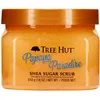 Image de Tree Hut - Gommage corporel au sucre - Papaya Paradise - Pot 510 g - Contient du beurre de karité et des sommets d'ananas - Aide à restaurer la brillance de la peau - Nourrit en profondeur et en