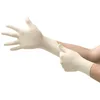 Image de Ansell TouchNTuff 69-318 Gants Jetables en Latex, Fins et Non Poudrés, Doigts Renforcés et Adhérisés, Protection Multiusage, Alimentaire, Chimique et Mécanique, Blanc, Taille XS (100 Gants)