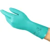 Image de Ansell AlphaTec 37-300 Gants de Travail en Nitrile, Longs et Réutilisables, Résistance Chimique et Contact Alimentaire, Protection Professionnelle Multiusage, Vert, Taille XL (12 Paires)