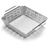 Image de Weber 6481 Panier à légumes Deluxe en acier inoxydable 19 x 24 cm