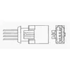 Image de NGK Sonde lambda pour MG: MG TF, MG ZR, MG ZS, MG F & ROVER: 25, 400 Series, 200 Series, 45 & LAND ROVER: Freelander (Ref: 0376)