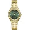 Image de Guess US Montre analogique pour femme Doré et vert, Doré, Bracelet, sport