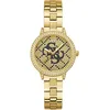 Image de Guess GW0944L2 G Lace Montre pour femme avec bracelet en acier inoxydable et protection contre l'eau 3 bar Doré 34 mm