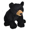 Image de Wild Republic Ours Noir Peluche, Wild Calls Jouet Clin avec Module de Sonorisation, Cadeaux pour Enfants, 20 cm