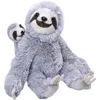 Image de Wild Republic Mom And Baby Bradipo, Peluche Animaux, Peluche Maman et Chiot, Cadeau pour Enfants, Rembourrage réalisé à partir de bouteilles recyclées, 38 cm