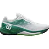 Image de Wilson Rush Pro 4.0 Clay, Chaussures de tennis pour homme, White Bosphorus Classic Green, 45.5 EU