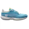 Image de Wilson Kaos Swift 1.5 Clay, Chaussures de tennis pour femme, Algiers Blue White Sunny Lime, 39.5 EU