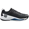 Image de Wilson Chaussures de tennis Rush Pro 4.5 pour homme, noir/blanc/bleu (Ensign Blue), 45 EU, Noir Blanc Ensign Bleu, 43.5 EU