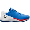 Image de Wilson Rush PRO ACE Clay Chaussures de tennis pour homme Bleu/blanc/infrarouge, 40 EU, Deja Vu Bleu Blanc Infrarouge, 40 EU