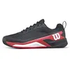 Image de Wilson Chaussures de tennis Rush PRO 4.5 pour homme, noir/infrarouge/blanc, 44 EU, Noir, infrarouge, blanc, 42.5 EU