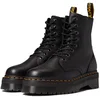 Image de Dr. Martens DR MARTENS Mixte 8 Eye Boot, Black Pisa, 38 EU