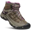 Image de KEEN Targhee 3 Mid Waterproof, Chaussure de randonnée Femme, Weiss/Boysenberry, 36 EU