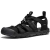Image de KEEN Homme Clearwater Cnx Sandales, Triple noir., 44.5 EU