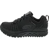 Image de Skechers Escape Plan Homme Baskets Bas, Noir Leather Mesh Trim, 41 EU