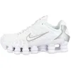 Image de Nike Femme W Shox TL Chaussures d'Athlétisme, Multicolore White White Metallic Silver Max Orange 000, 38.5 EU