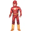 Image de amscan Déguisement Officiel Warner Bros DC Comics pour Enfant (3-4 Ans), Rouge