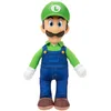 Image de Super Mario Movie - Peluche Luigi 38cm - Jouet Articulé et Posable - Licence Officielle Nintendo -Jouet avec Détails Hautes Qualité pour Fans De Mario - Dès 3 Ans