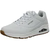 Image de Skechers Uno Stand On Air Homme Baskets Sneaker, Blanc White Durabuck Trim Wht, 44 EU