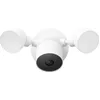 Image de Google Nest Cam avec projecteur (Extérieur - Filaire)   Caméra de sécurité connectée - Caméra de sécurité avec projecteur 1080p, Snow