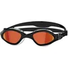 Image de Zoggs Tiger Lunettes de natation pour adulte, protection UV, sangles confortables à ajustement rapide, verres anti-buée, lunettes de natation souples et ajustées, verres en titane