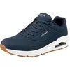 Image de Skechers Uno Stand On Air Homme Baskets Sneaker, Bordure Durabuck bleu marine, 44 EU