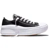 Image de Converse Femme Chuck Taylor All Star Move Chaussure de Gymnastique, Noir Blanc Blanc, 38 EU