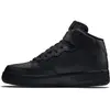 Image de NIKE Air Force 1 Mid '07', Baskets Homme, Black/Black_001, 44.5 EU, Noir, 44.5 EU