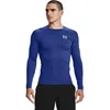 Image de Under Armour Homme T-shirt Hg Armour Comp Ls, Royal/blanc., M