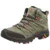 Image de Merrell Botte de randonnée Moab 3 Mid GTX pour femme, vert olive, 42 EU