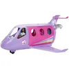 Image de Barbie Coffret Poupée Pilote avec Jet Privé, Détails Réalistes, Autocollants Inclus pour Personnalisation Thème Voyage, Plus De 15 Accessoires, Chiot, Jouet Enfant, A Partir De 3 Ans, HCD49