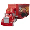 Image de Disney Pixar Cars Coffret Mack Transformable 2 en 1 camion et atelier de tuning, avec lanceur et pont élévateur, jouet pour enfant, HDC75