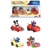 Image de Hot Wheels Pack De 4 Figurines De Mini Voitures Disney