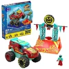 Image de Mega Hot Wheels Jeu De Construction Hot Wheels Monster Trucks Pista Demo Derby
