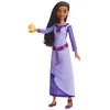 Image de Disney Princess Poupée Fashion Asha Du Royaume Des Roses Chantante Et Figurine De Souhait Inspirée Des Étoiles