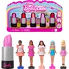 Image de Barbie Mini BarbieLand - Fashionistas, lot spécial avec 5 mini poupées à collectionner en tubes de rouge à lèvres, surprises incluses, jouet pour enfants, 4+ ans, JBD26