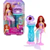 Image de Princesses Disney Ariel Secrets de Perle Coffret poupée avec queue amovible et coiffeuse, 5 surprises réutilisables et 5 accessoires, JBF86