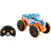 Image de Hot Wheels Véhicule radiocommandé Monster Trucks Rhinomite, à l échelle 1/24, avec pneus tout-terrain crantés ultra-adhérents et télécommande multifonction, JBK11