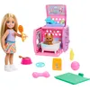Image de Barbie Chelsea - Ensemble de jeu pour chiot - Petite poupée blonde et accessoires - Sac de transport pour chien avec pièces de jeu sur le thème du chiot
