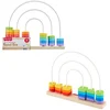 Image de Fisher Price Jouet éducatif Wooden Rainbow Bead Bar