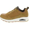 Image de Skechers Uno Stacre Homme Baskets, Bordure en similicuir Whiskey, 44 EU