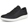 Image de ECCO Baskets douces zéro à lacets pour femme, Noir/Noir, 40/41 EU
