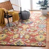 Image de SAFAVIEH Tapis contemporain pour salon, salle à manger, chambre à coucher - Collection Blossum - Poils courts - Multicolore - 122 x 183 cm