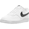 Image de NIKE Court Vision Low, Chaussure de Basketball Homme, blanc noir, 45 EU