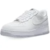 Image de NIKE Baskets Air Force 1 '07 Next Nature pour femme, Blanc Blanc Noir Argent Métallique, 38 EU