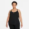 Image de Nike Women's Tank Top/Singlet W Nk One Df Elstka Std Tank, Black/White, DD4941-010, 2XL
