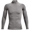 Image de Under Armour UA CG Armour Comp Mock, Baselayer pour hommes avec un col polo, haut thermique à manches longues pour l'hiver et le ski avec technologie anti-odeur
