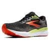 Image de Brooks Ghost 16 GTX Baskets pour homme, Noir/rouge/vert/mandarine, 42 EU