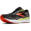 Image de Brooks 1104301D049 Ghost 16 GTX Homme Black/Mandarin Red/Green EU 42.5, Black Mandarin Red Green, 42.5 EU