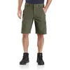 Image de Carhartt Rugged Flex Relaxed Fit Ripstop Cargo Work Utility Short de travail pour homme, Basil, 34W